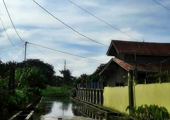 Dimusim Hujan Jalan Ini Selalu Tergenang Air, Josrianto Harapkan Segera Dibangun Pemkab. Rohil