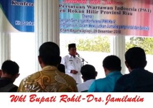 Wabup Rohil Resmikan Konferensi PWI  Ke V Bagansiapiapi