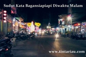 Jelang Cap Go Me Sudut Kota Bagansiapiapi Di Hiasi Lampu LampionDi Malam Hari