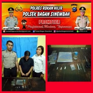 Diduga Pengedar Shabu,Wanita Ini Di Ciduk Tim Opsnal Polsek Bagan Sinembah