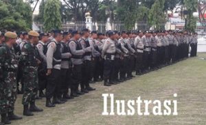 Polres Rohil Terjunkan 217 Personil , Untuk Pengamanan Perayaan Ritual Bakar Tongkang