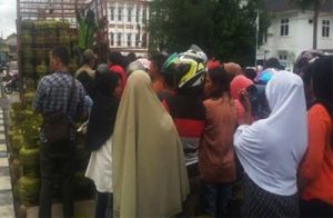 Harga Elpiji 3 Kg Melambung, Disperindagsar Rohil Gelar Operasi Pasar