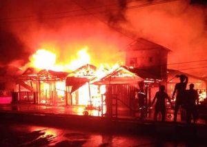 Kebakaran Rumah Diduga Akibat Kompor Gas Meledak Di Kelurahan Bagan Punak