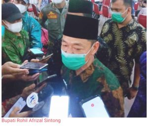 Bupati Rohil Afrizal Sintong ; Kita Khawatir Ada Pergerakan Mahasiswa & Masyarakat Lebih Besar