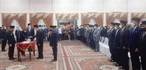 Perdana Bupati Rohil Afrizal Lantik Pejabat , Pimpinan Pratama , Administrator dan Pengawas