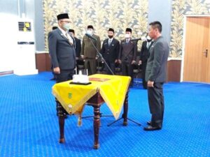 Bupati Rohil Afrizal Sintong, Lantikan Asisten 1 Sebagai Pjs.Sekdakab.Rohil
