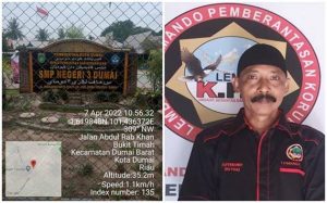 Terkait Hak Jawab Kepsek SMPN 3 Dumai , yang Terbit Di Beberapa Media Online , Lembaga KPK Kota Dumai Akan Mengirim Surat Ke KASN Pusat