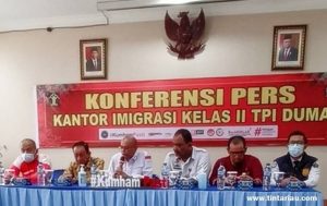 Kantor IMIGRASI Kota Dumai Gelar Konfrensi Pers , Atas Dugaan Pungli