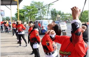 HUT Bhayangkara Ke- 76, Polres Rohil Gelar Family Gathering