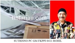 Bangunan Baru Milik RSUD PROTOMO Bagansiapiapi , Ruangan Oksigen Belum Di fungsikan Atapnya Roboh di terpa Angin
