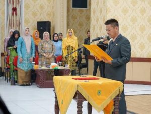Bupati Rohil Lantik Puluhan Pejabat Tinggi Pratama dan Administrasi