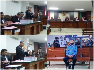 Terdakwa Mayor Inf.( Purn ) Isak Sattu Jalani Sidang Perdana Dalam Perkara Pelanggaran Ham Berat Di Paniai Tahun 2014