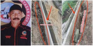 Di Duga Pembangunan Drenase Di Jl.Melati , Gang Kasturi , Milik PUPR Kota Dumai Tahun Anggaran APBD P 2022 Asal Jadi