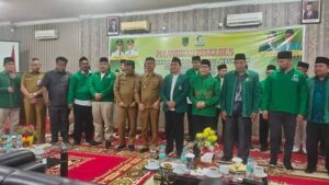 Pimpinan Pusat Al Jamiyatul Washliyah Dr Masyuril Khamis.SH.,MM ., Melantik PD-Al Jamiyatul Washliyah Rokan Hilir Priode 2022 -2027