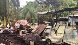 Dua Rumah di Bagan Punak Meranti Ludes Di Lahap Si Jago Merah