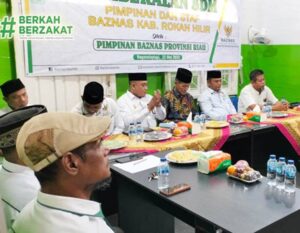 Baznas Riau Berikan Bimbingan dan SOP untuk Peningkatan Pelayanan Baznas di Rohil