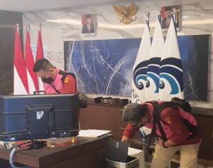 Tim Penyidik Geledah Rumah Dinas Menkoinfo RI dan Kantor Kemenkoinfo RI