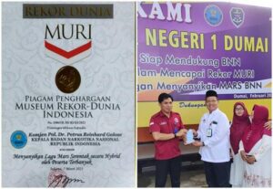SMKN 1 Dumai Raih Prestasi Dari Muri BNN Mei 2023