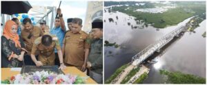 Afrizal Sintong.S.IP Bupati Rohil, Resmikan Pemakaian Jembatan Air Hitam Di Pujud