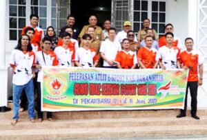 Bupati Lepas Keberangkatan ESI Rohil Tanding Mobile Legend untuk PON 2024