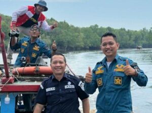 Perjuangkan Sinyal Telekomunikasi Wilayah Pesisir Rohil, Dinas Kominfo Turun ke Dusun Sei Sekobat, Sei Daun Palika