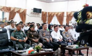 Secara Virtual Zoom Bupati Rohil Afrizal Sintong.S.IP Hadir Launching Polisi RW