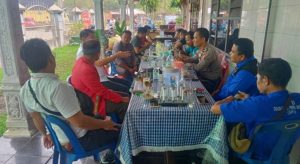 Kapolsek Bagan Sinembah Bersama Staf, Coffee Morning Bersama Awak Media