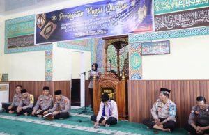 Polres Dumai Selenggarakan Peringatan Nuzulul Qur’an Tahun 1445H, di Masjid Al-Khairat Polres Dumai