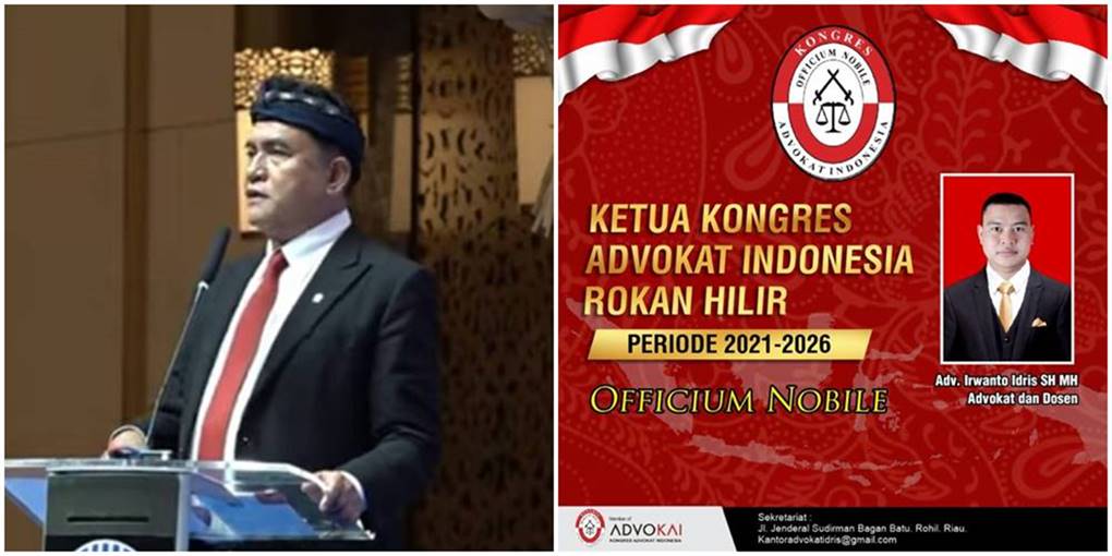 Ketua DPC. KAI Kab.Rohil Prov.Riau Adv. Irwanto Idris SH MH ”Dalam perbedaan untuk merangkul dan menyatukan”