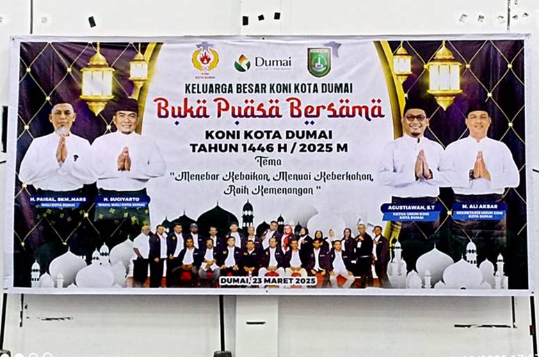 KONI Berbagi Takjil Memberdayakan UMKM Yang Ada Disekitaran DIC Dan Berbuka Puasa Bersama Wakil Walikota Dumai