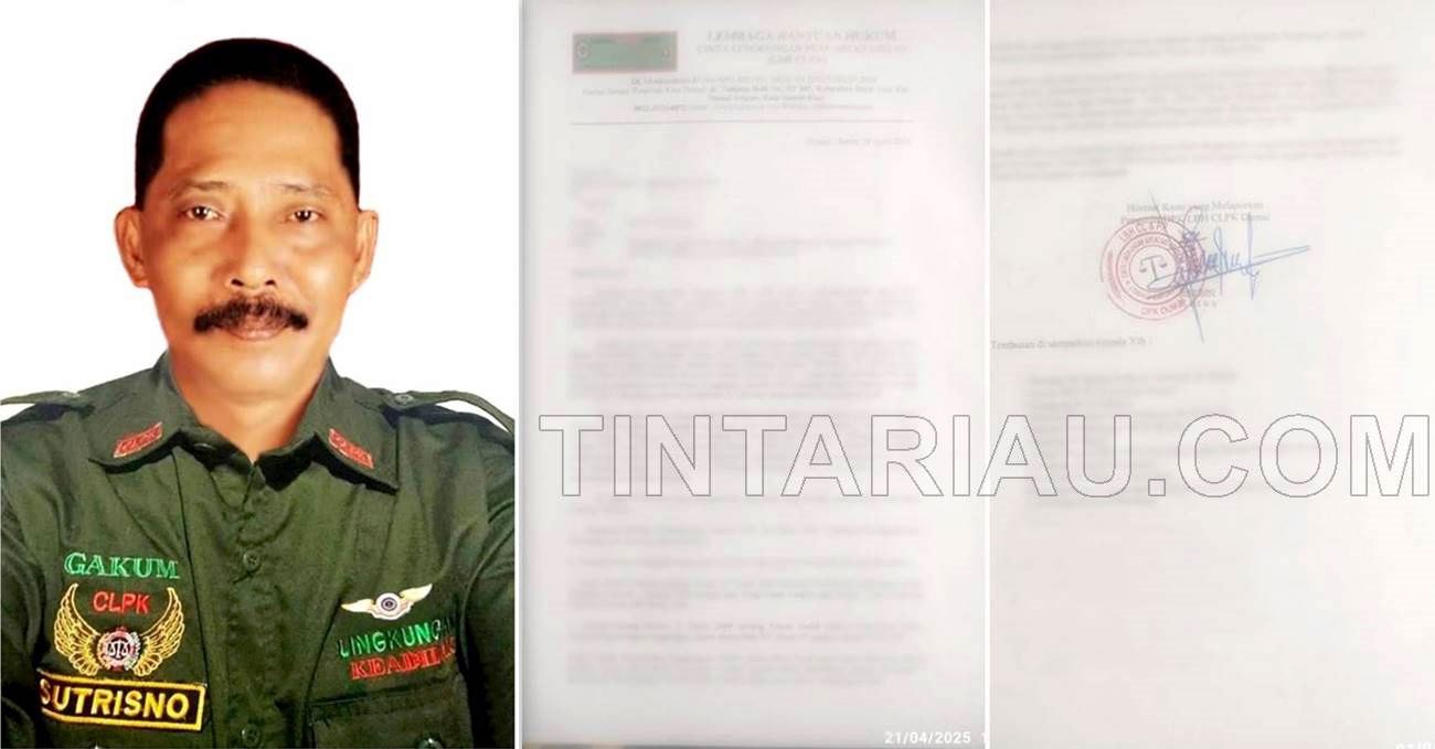 Ketua LBH CLPK Kota Dumai Mengirim Surat Ke Kementerian RI, Terkait PT. Wilmar Group Di Dumai