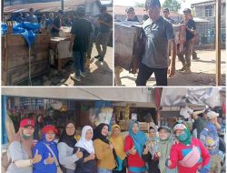 Goro Areal Pasar Senggol Dilakukan Oleh DLH, SATPOL PP Dan Kel.Teluk Binjai