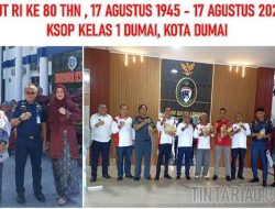 Kepala KSOP Kelas I Dumai Capt. Diaz Saputra Turut Memeriahkan HUT RI Ke 80 Tahun