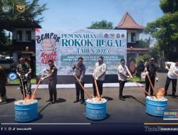 Bea Cukai Purwokerto Musnahkan 1,59 Juta Batang Rokok Ilegal Senilai Rp2,2 Miliar