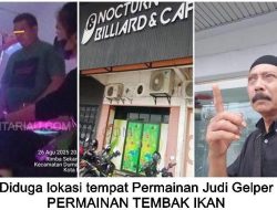 Foto Diduga Oknum Lurah Basilam Baru AN, S, Sos Di Dumai Bermain Judi Tembak Ikan Beredar, Pejabat Terkait Bungkam
