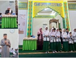 Peringatan Maulid Nabi Muhammad SAW 1447 H Di Masjid Al – Mukminin Di Meriahkan Bersama Nasyid Dari Santri MDTA Al –Mukminin Kota Dumai