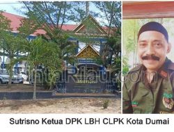 Sutrisno Ketua DPK LBH CLPK Dumai Menghadiri Panggilan Inspektorat Kota Dumai terkait adanya Laporan Dugaan Kepala Sekolah SMPN 14 Dumai Menyalah Gunakan Wewenang