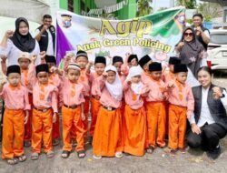 Polres Dumai Tanamkan Kecintaan Lingkungan Sejak Dini Melalui Program Green Policing di TK Al-Amin