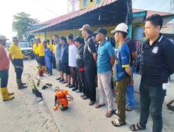 Polres Dumai Bersama Masyarakat Gencar Goro Antisipasi Banjir di Dumai Timur