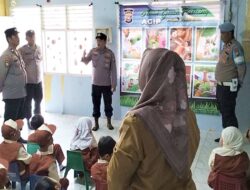 Polres Dumai Laksanakan AGIP dan Penanaman Pohon, Anak TK Prayuda Karta Diajak Jaga Lingkungan