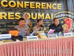 Polres Dumai Ungkap Kasus Narkotika,Amankan 20 Paket Shabu Seberat  ± 1.632 Gram