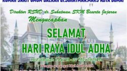 Direktur RSUD dr.Suhatman.SKM Beserta Jajaran Mengucapkan Selamat Hari Raya Idul Adha Tahun 2026