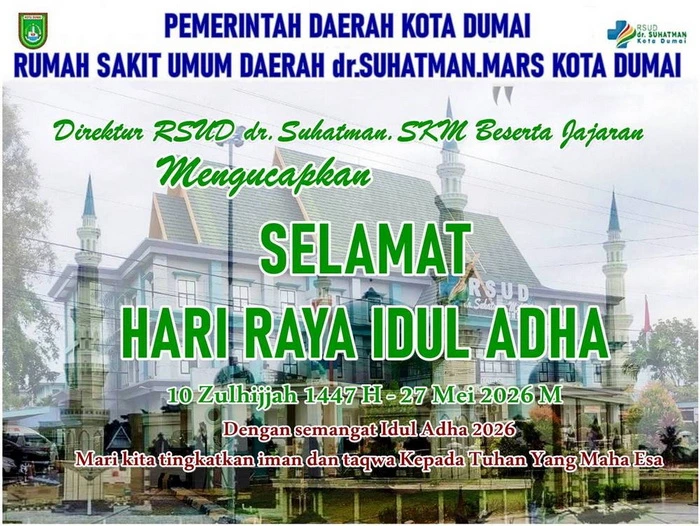 Ucapan Selamat Hari Raya Idul Adha dari RSUD Dumai