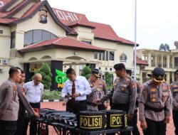Apel Siaga Kamtibmas,Polres Rohik Cek Kesiapan Personel,Sarana Untuk Pelayanan Masyarakat