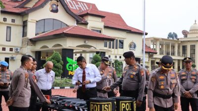 Apel Siaga Kamtibmas,Polres Rohik Cek Kesiapan Personel,Sarana Untuk Pelayanan Masyarakat